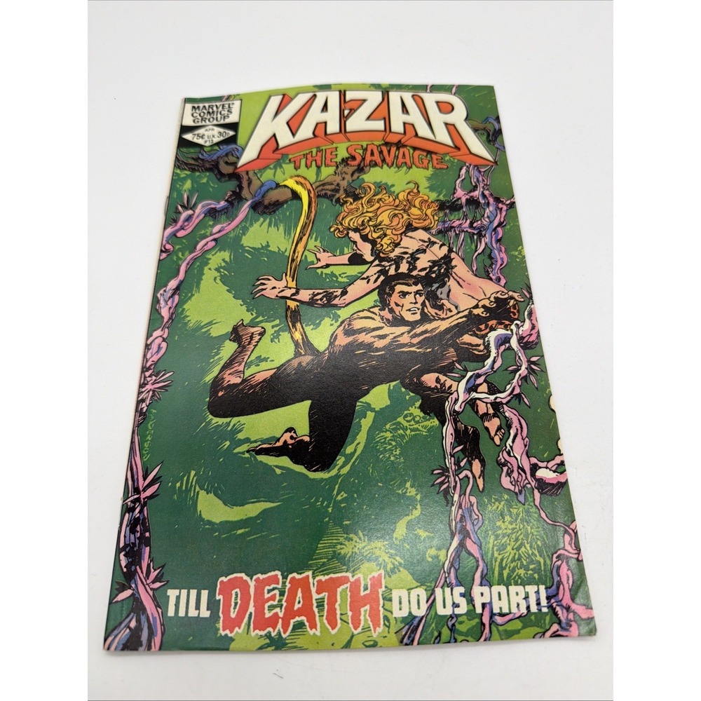 KA-ZAR THE SAVAGE TILL DEATH DO US PART APR #13 MARVEL COMIC BOOK